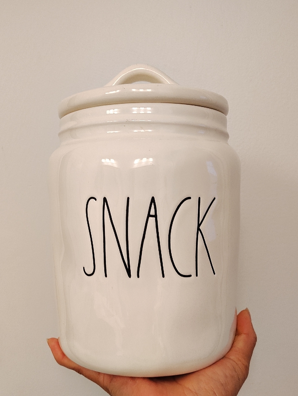 Rae Dunn "Snack" Canister